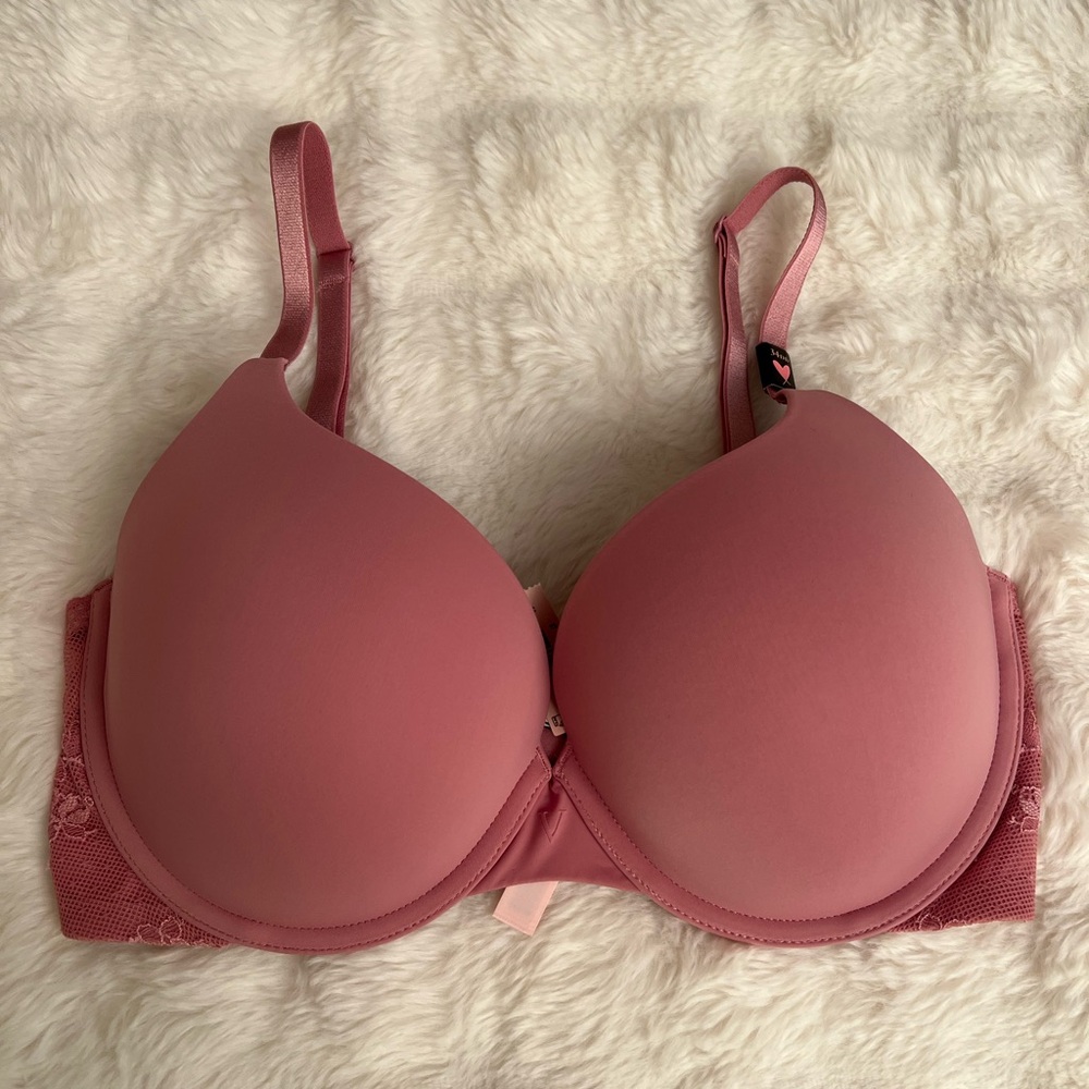 Victoria's Secret Dusty Rose Push up Full Coverage Bra